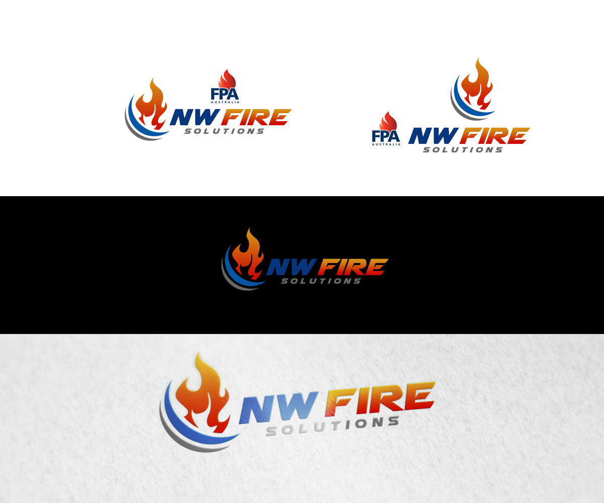 Logo Design by pixelgrapix for North West Fire Solutions | Design #15447434