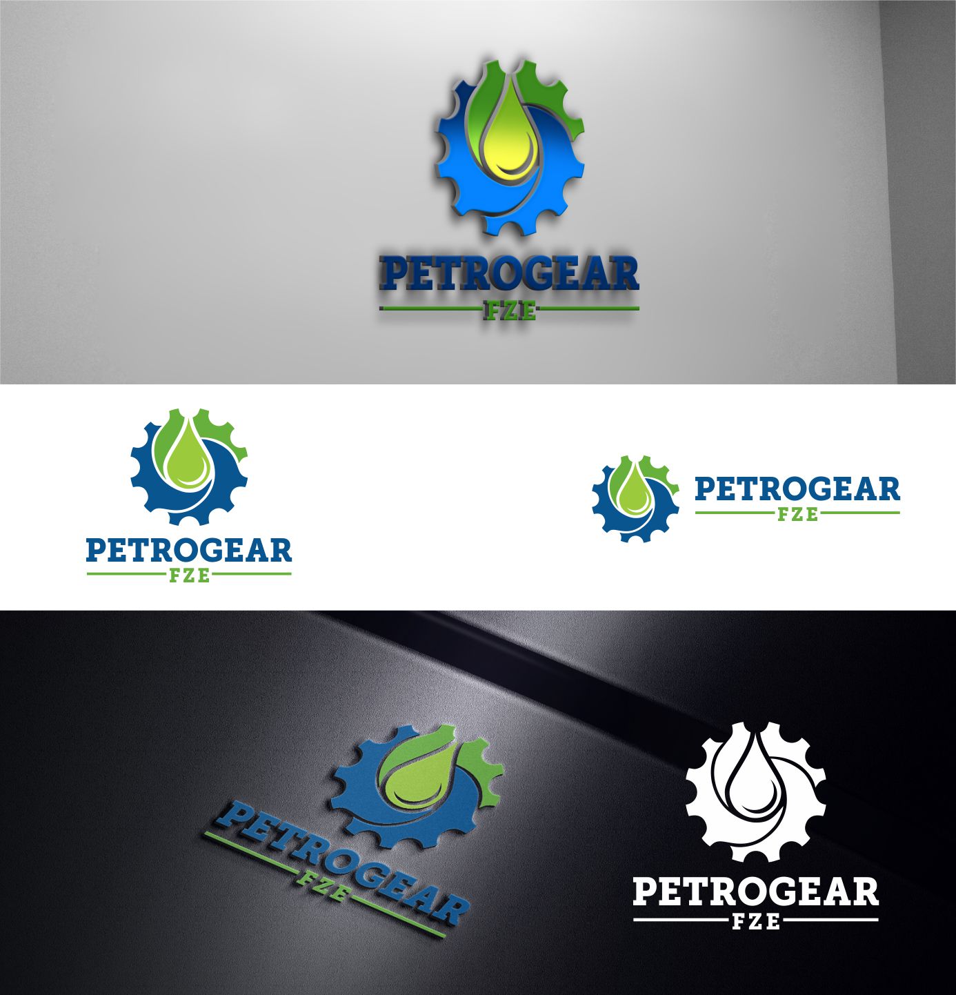Logo Design by Mariono Fx for Petrogear FZE | Design #15457258