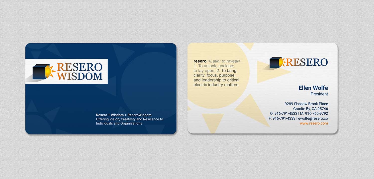 Business Card Design by INDIAN_Ashok for Resero | Design #15466193