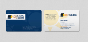 Business Card Design by INDIAN_Ashok for Resero | Design: #15466194