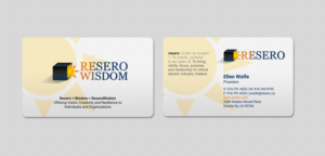 Business Card Design by INDIAN_Ashok for Resero | Design: #15466199