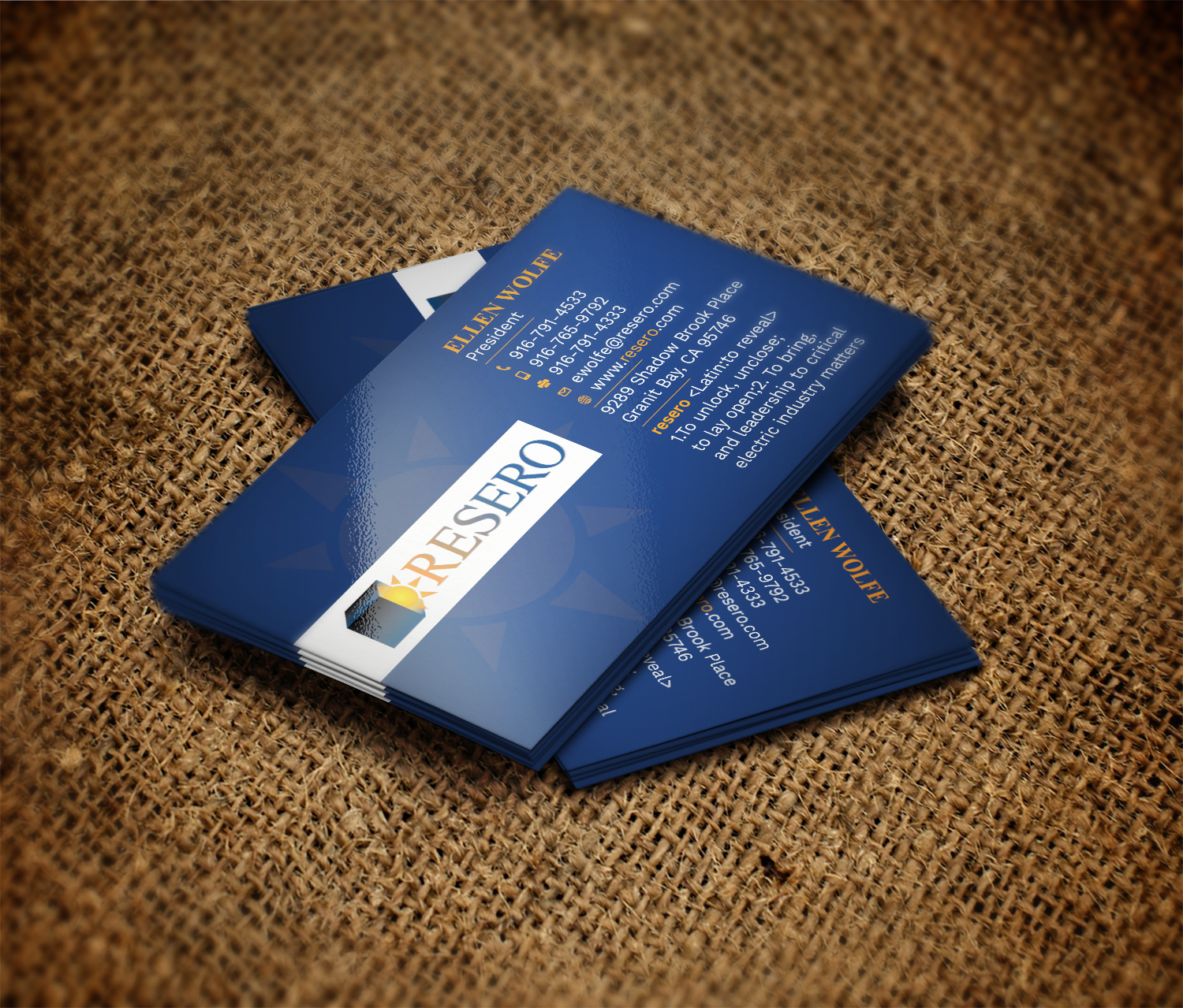 Business Card Design by Graphic Flame for Resero | Design #15454289