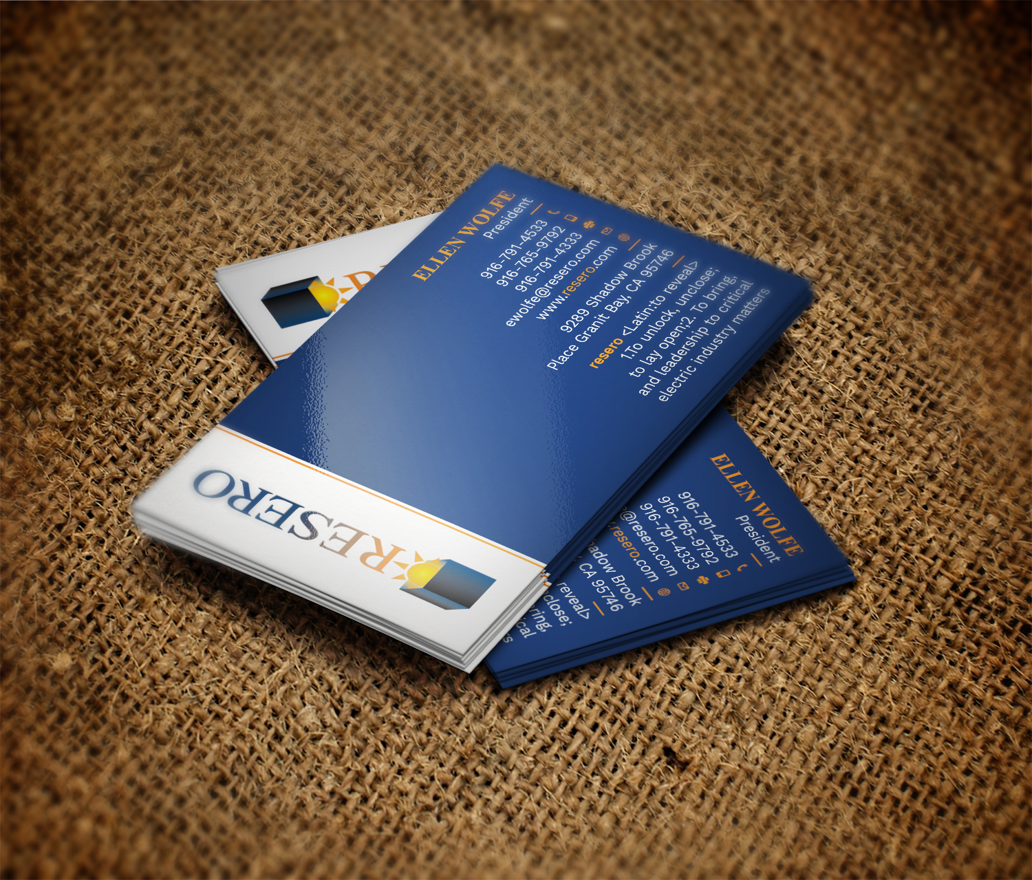 Business Card Design by Graphic Flame for Resero | Design #15454320