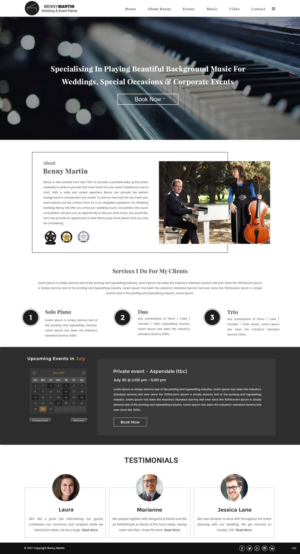 Web Design by pb for this project | Design: #15498472