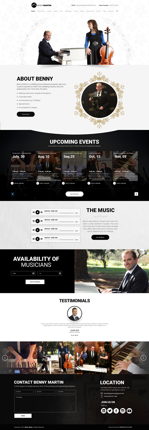 Web Design by Impressive Sol for this project | Design #15560700