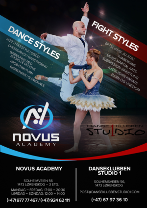 A combined poster for Martial arts club and Dance club. | Poster Design by EA5Designs