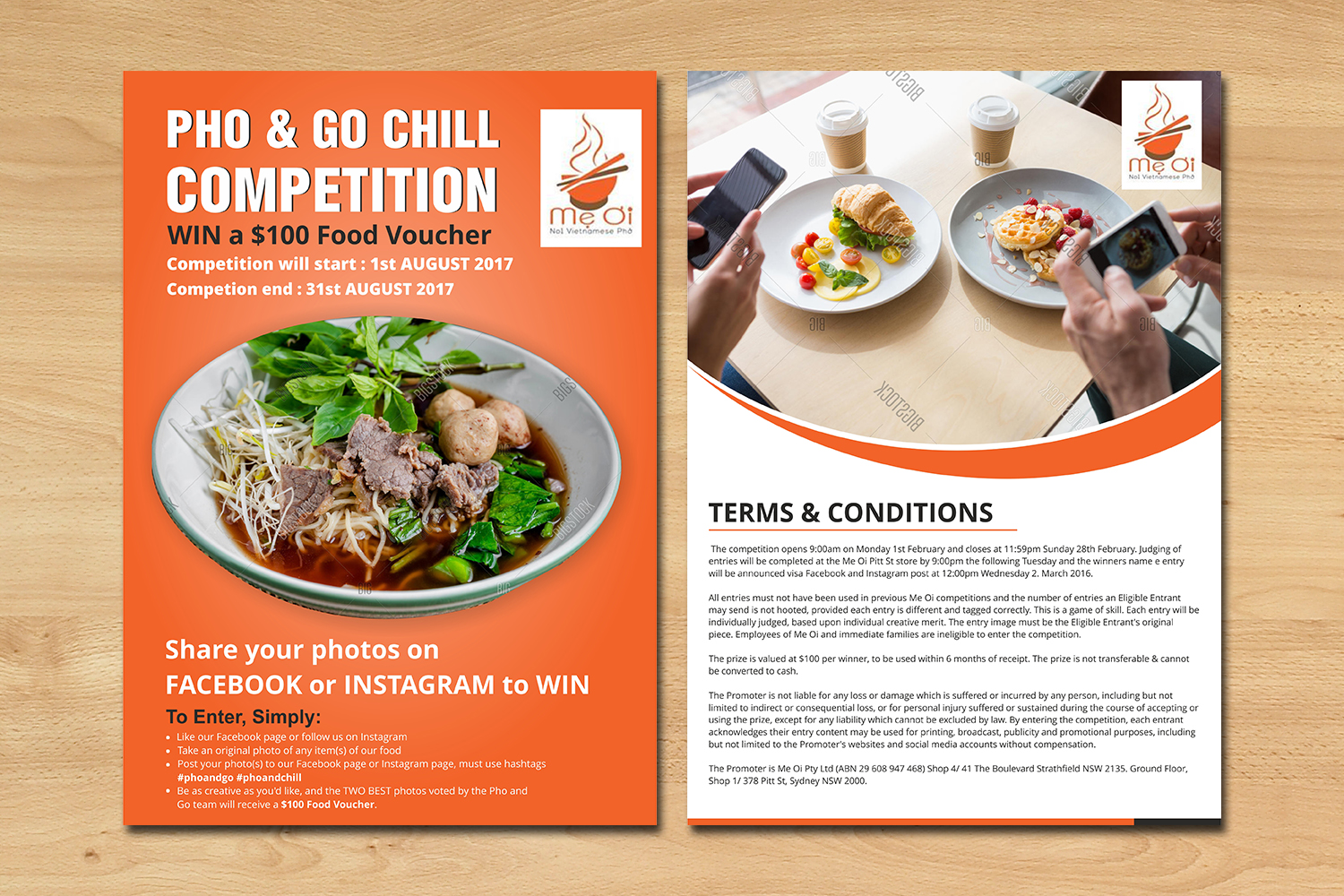 Poster Design by ecorokerz for Pho and Go Pty Ltd | Design #15453688