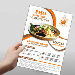 Pho and Go Competition Poster. | Poster Design by SAI DESIGNS