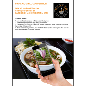 Poster Design by truongduclong276 for Pho and Go Pty Ltd | Design #15566517