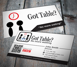 Got Table? Business Card | Business Card Design by MT