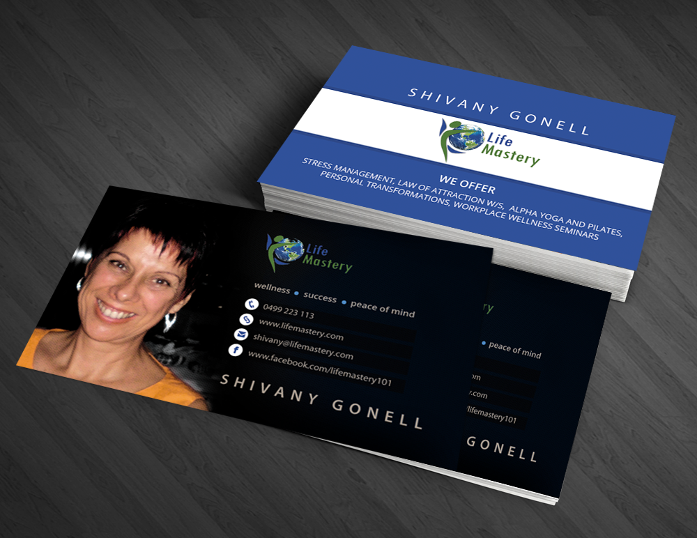 Business Card Design by  Artman for Life Mastery | Design #2614225
