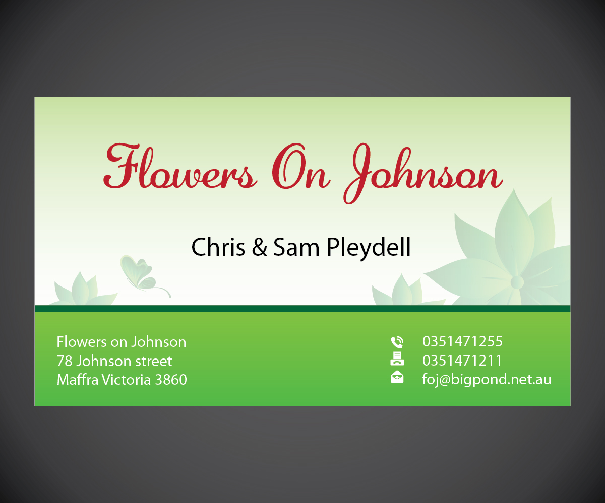 Business Card Design by joliau for this project | Design #2597155