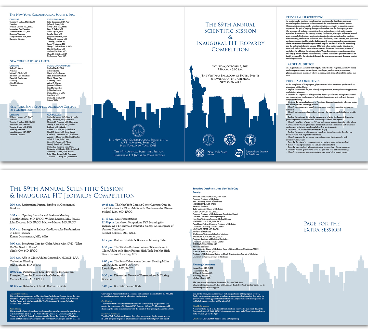 Brochure Design by PAS-CREATIVE for The New York Cardiological Society, Inc. | Design #15511915