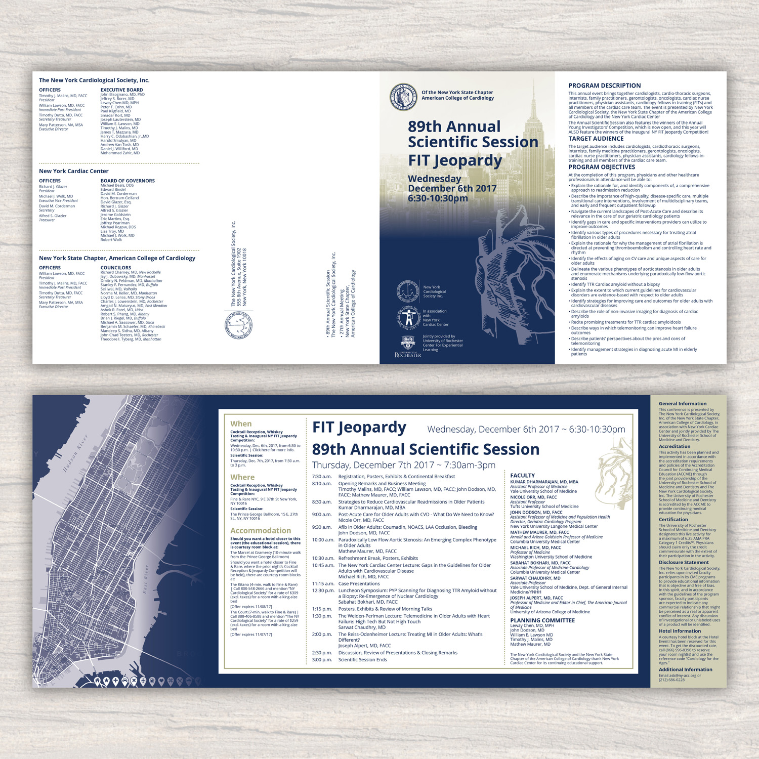 Brochure Design by Katyas Art and Design for The New York Cardiological Society, Inc. | Design #15460227