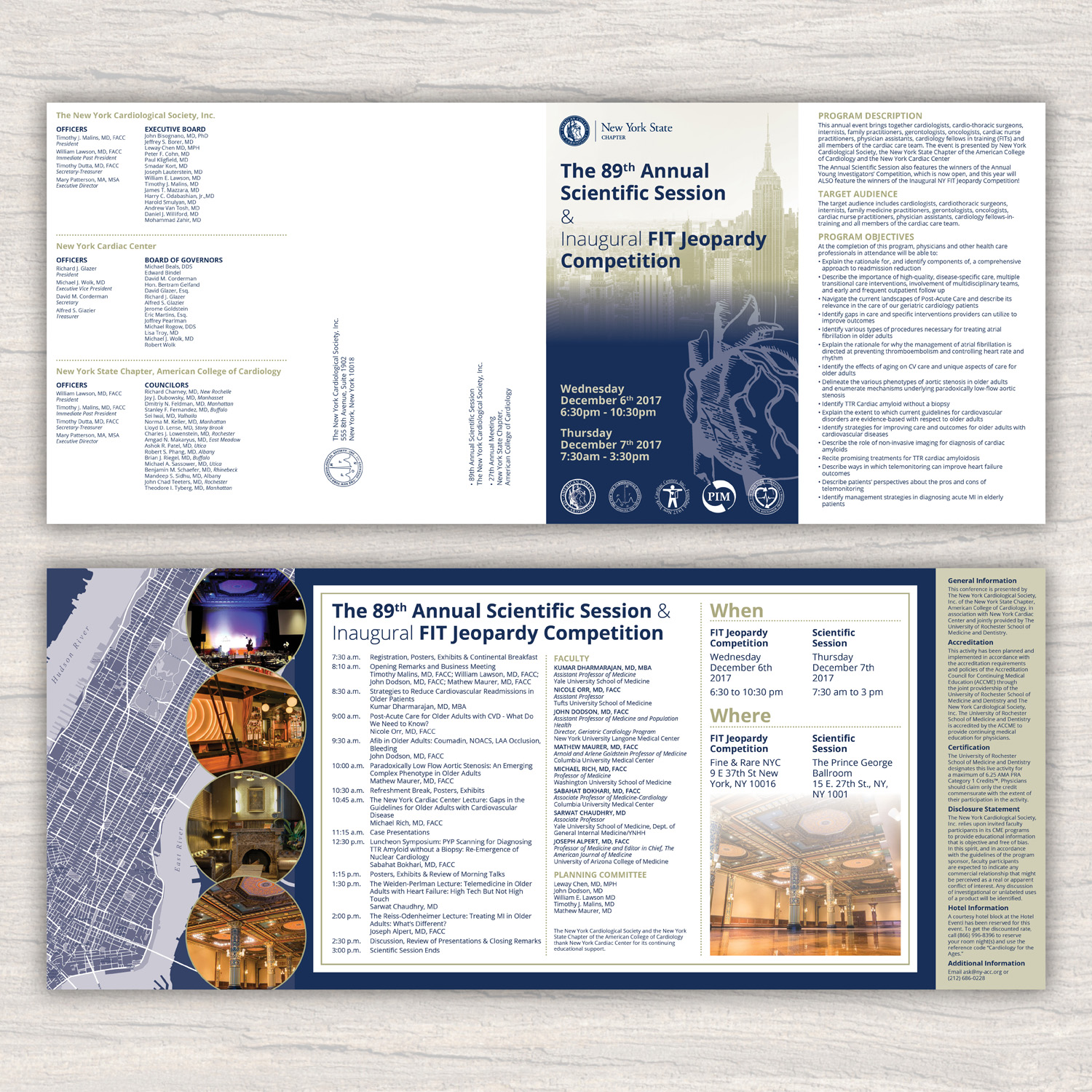 Brochure Design by Katyas Art and Design for The New York Cardiological Society, Inc. | Design #15496136