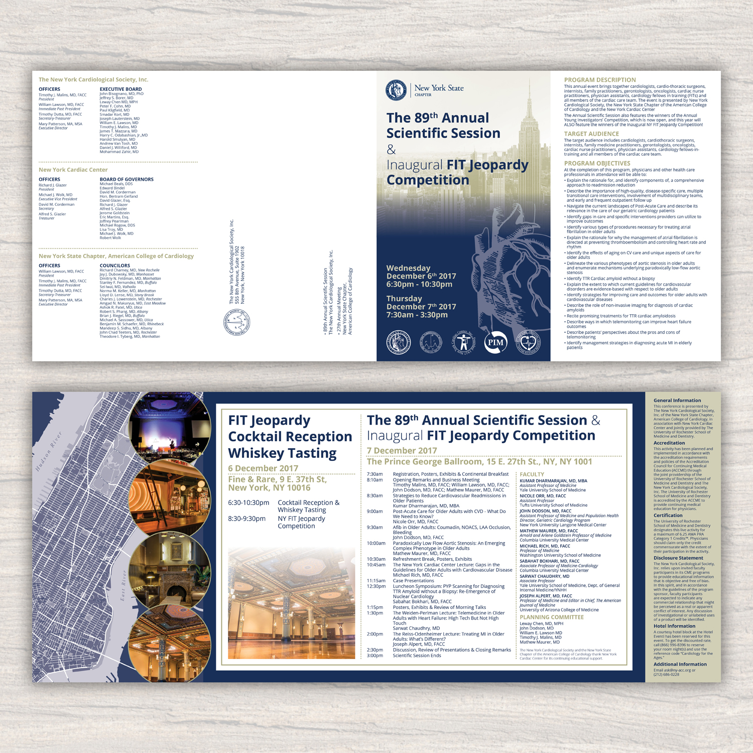 Brochure Design by Katyas Art and Design for The New York Cardiological Society, Inc. | Design #15697054