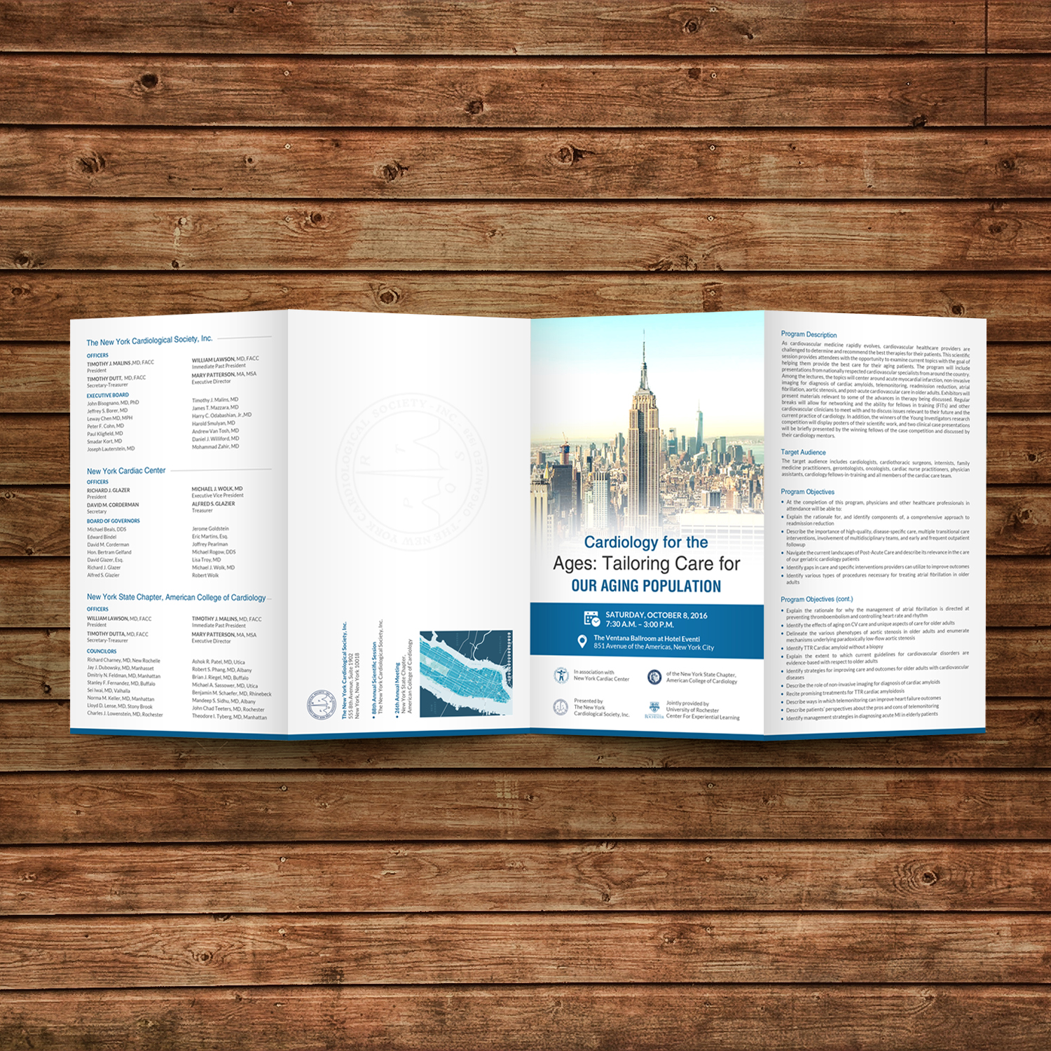 Brochure Design by debdesign for The New York Cardiological Society, Inc. | Design #15464883
