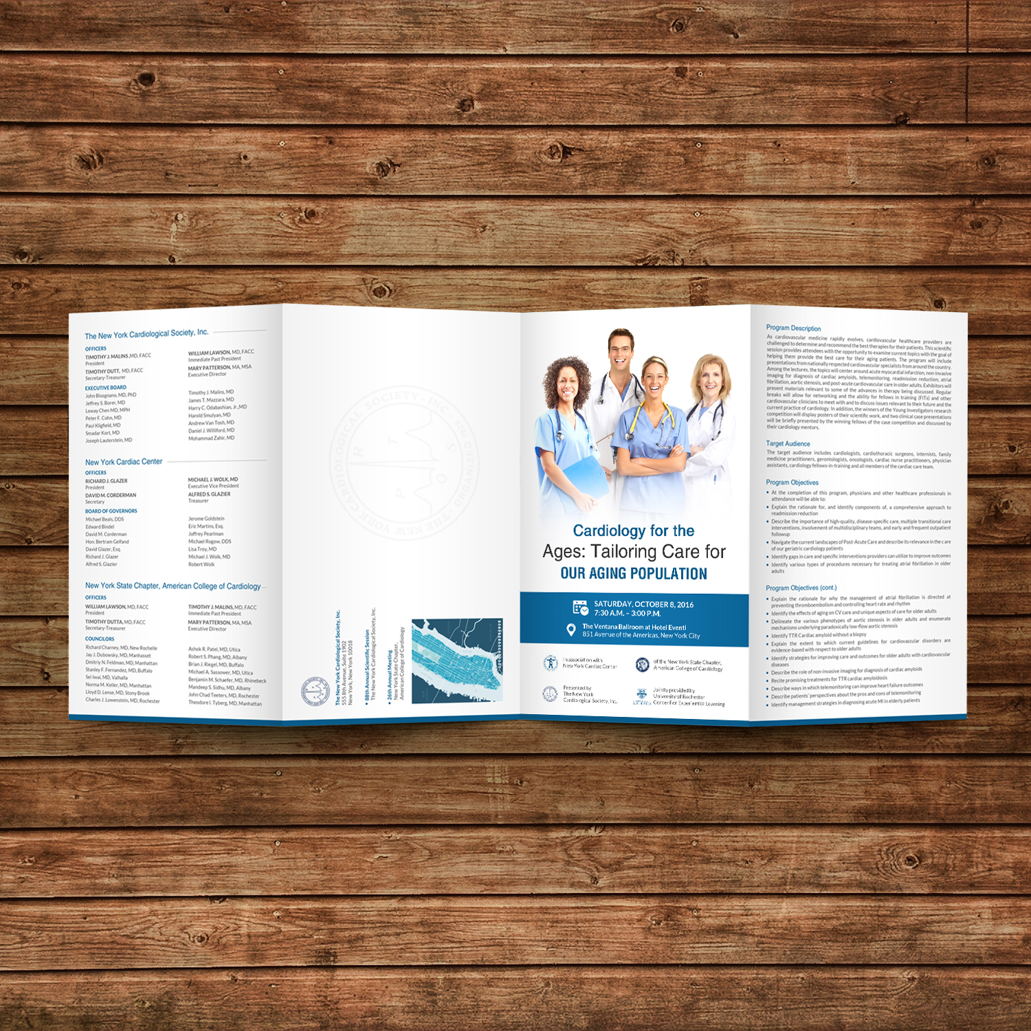 Brochure Design by debdesign for The New York Cardiological Society, Inc. | Design #15464884
