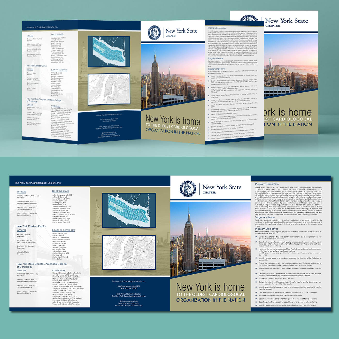 Brochure Design by creative.bugs for The New York Cardiological Society, Inc. | Design #15464599
