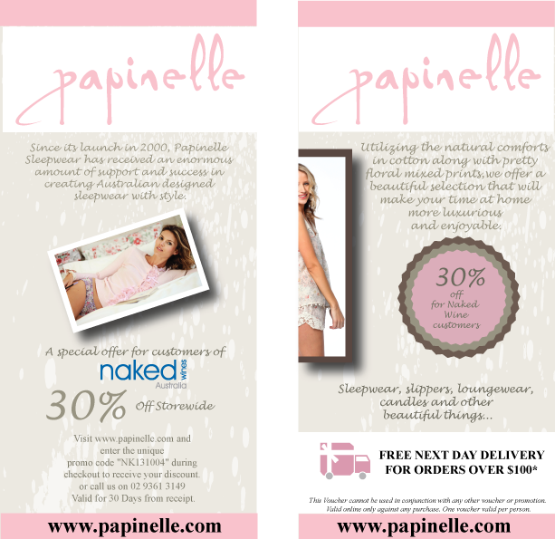 Flyer Design by TedAtkinson for Papinelle Pty Ltd | Design #2592964