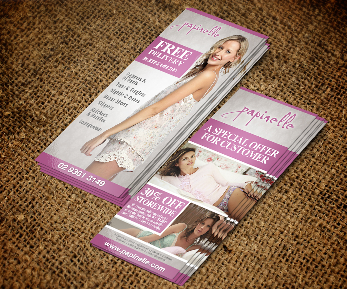 Flyer Design by jeffdefy for Papinelle Pty Ltd | Design #2588160