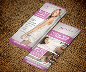Papinelle Naked Wine Promotional Card | Design de Flyer par jeffdefy