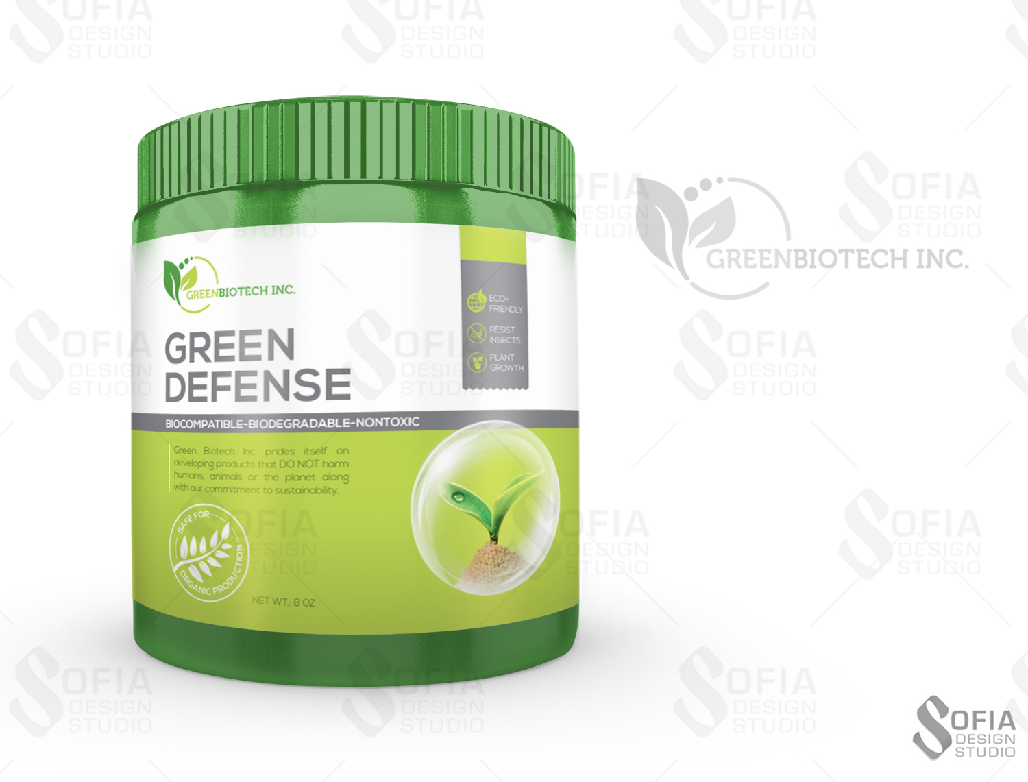Etikett-Design von SofiaDesignStudio für Green Biotech Inc. | Design #15599712
