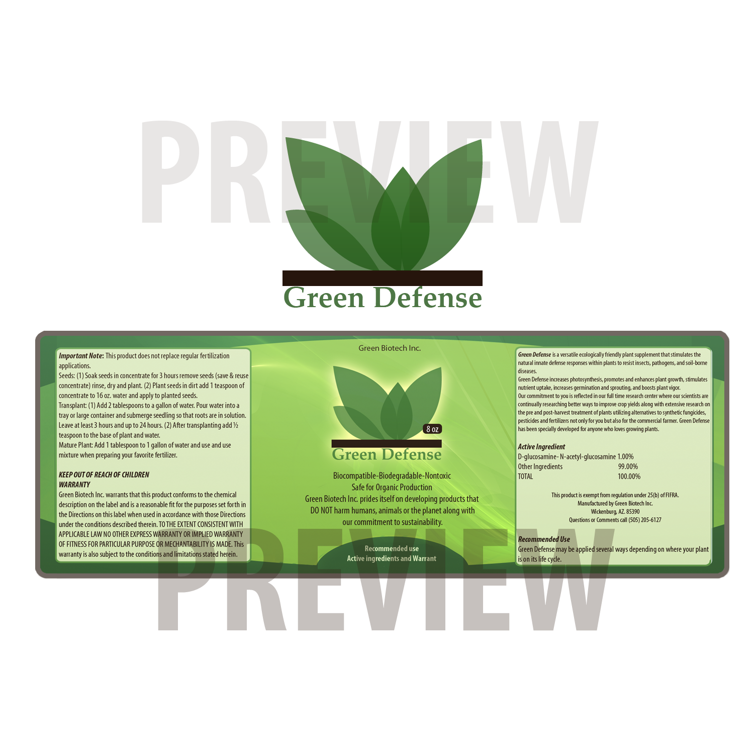 Diseño de Etiqueta por SamyPhotoshop para Green Biotech Inc. | Diseño #15571099