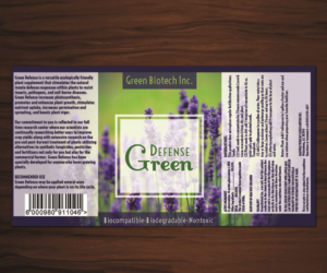 Diseño de Etiqueta por ROART para Green Biotech Inc. | Diseño: #15533386