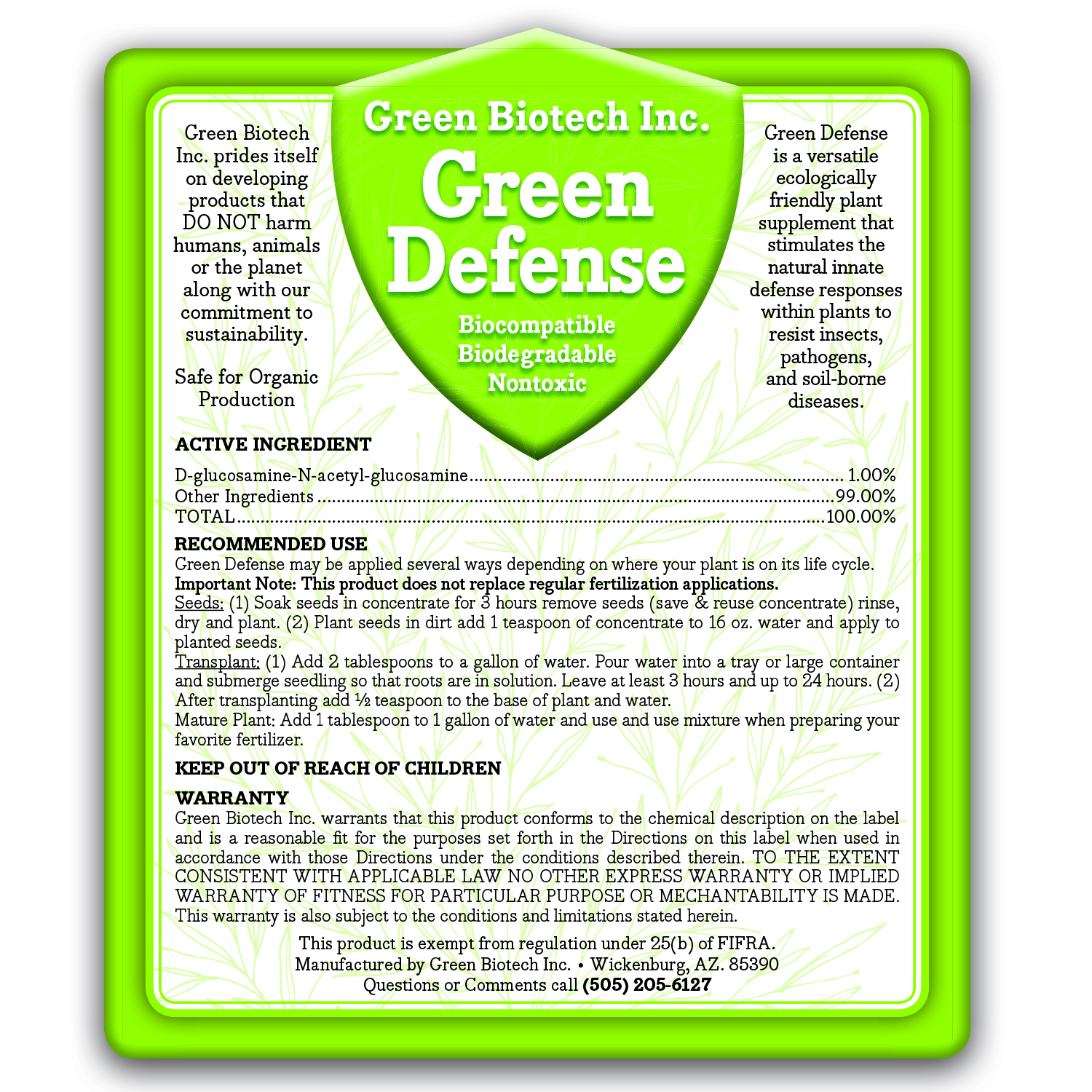 Label Design by Emmanuel Creations for Green Biotech Inc. | Design #15589676