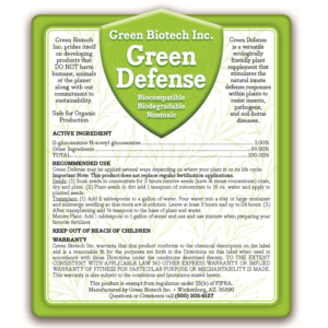 Green Biotech Inc. prides itself on developing products that DO NOT harm humans, animals or the plan | Design Étiquette par Emmanuel Creations