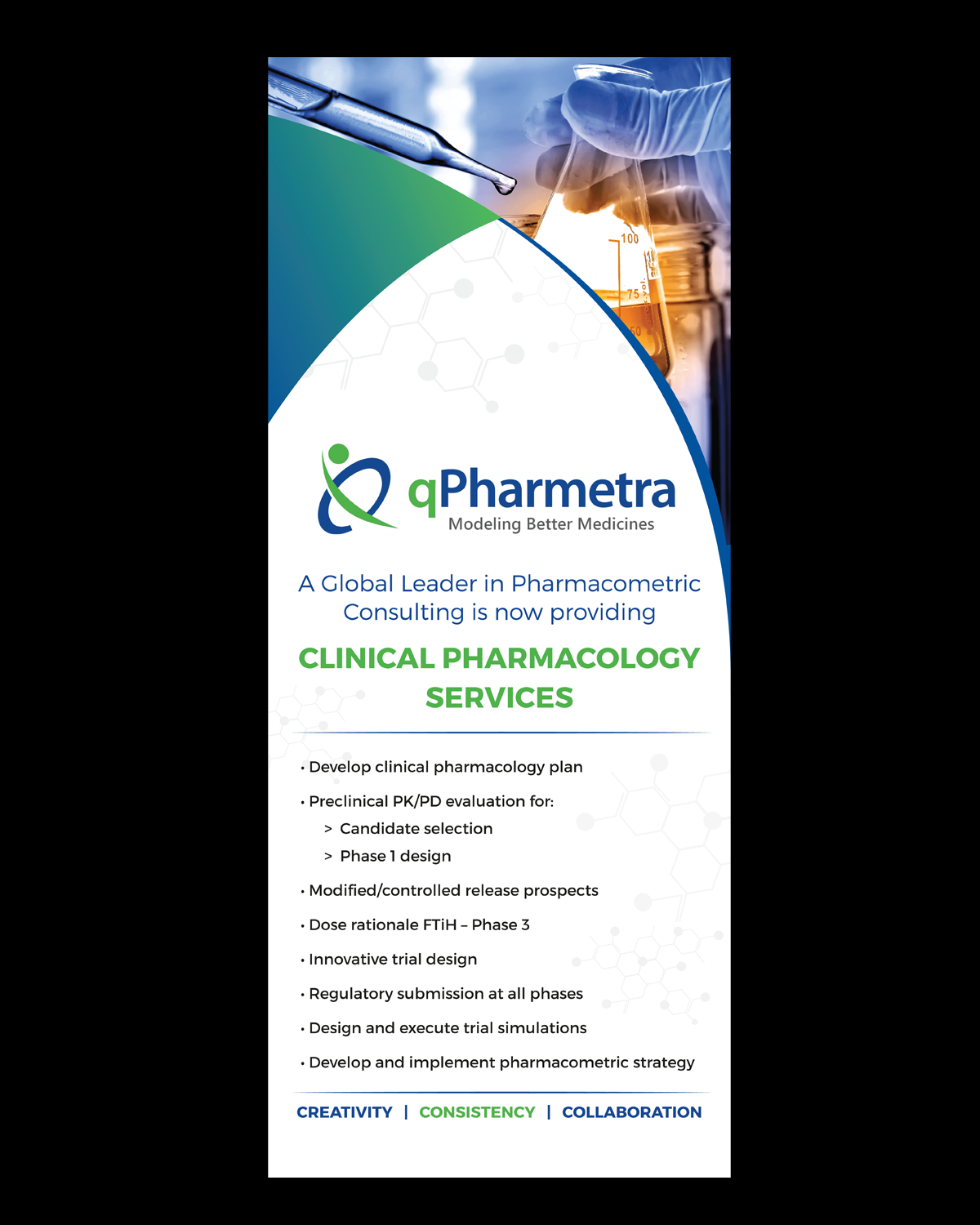 Design Publicitaire par uniquedesign10 pour qPharmetra | Design #15565934