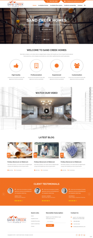 Web Design par pb pour ce projet | Design : #15469615