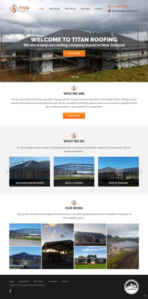 Web Design by pb for Titan Roofing | Design: #15469777