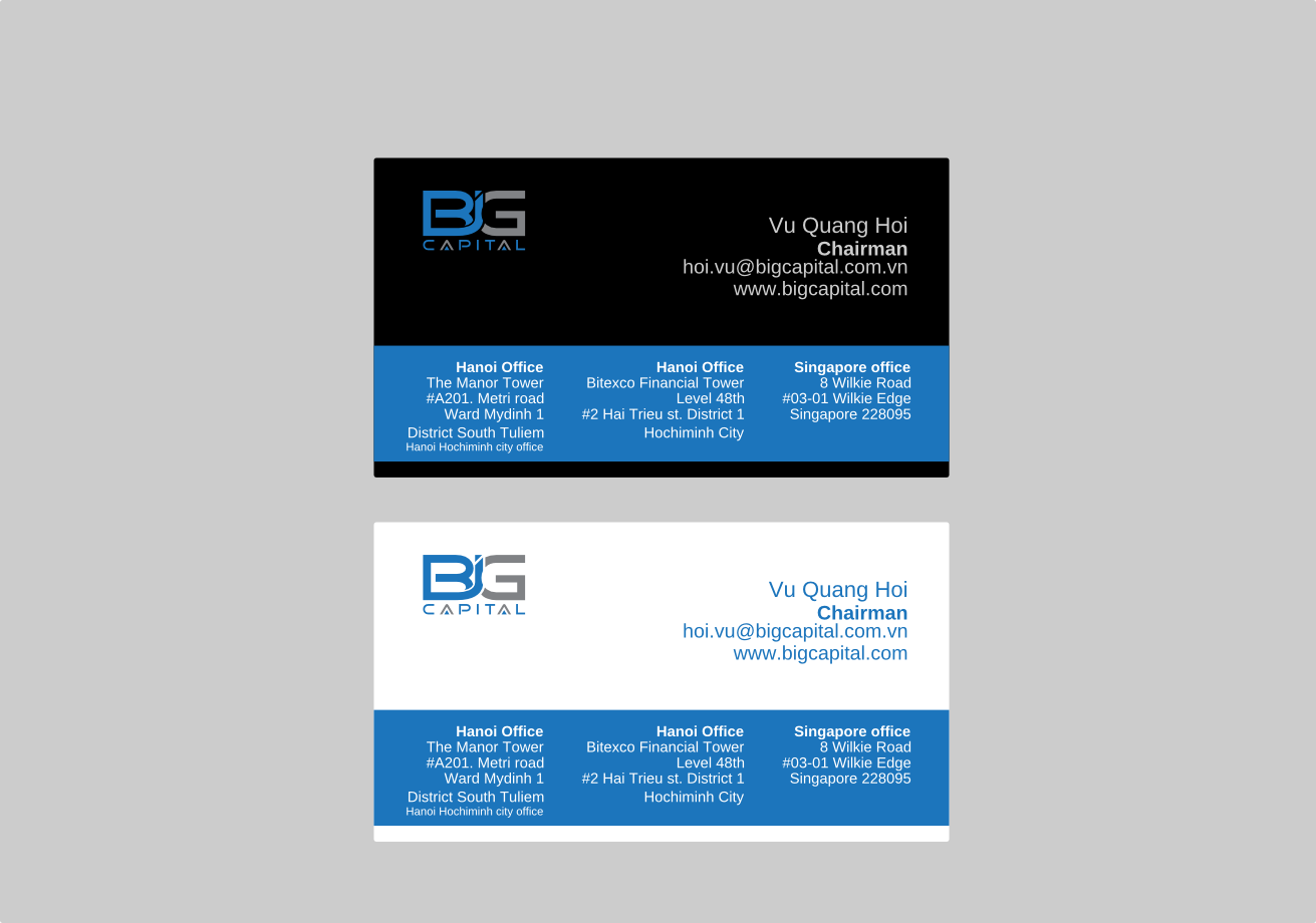Diseño de Tarjeta de Presentación por Gita. para Bitexco group | Diseño #15470108