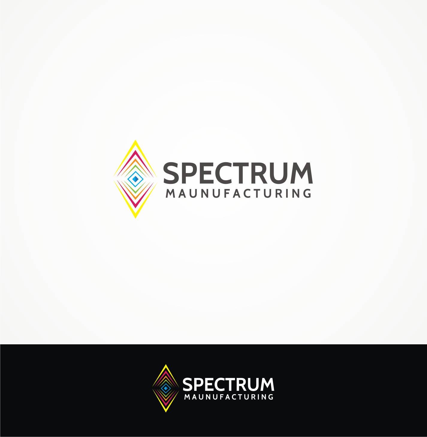 Logo-Design von T I K H E - L M W für Spectrum Manufacturing Sdn Bhd | Design #15501128