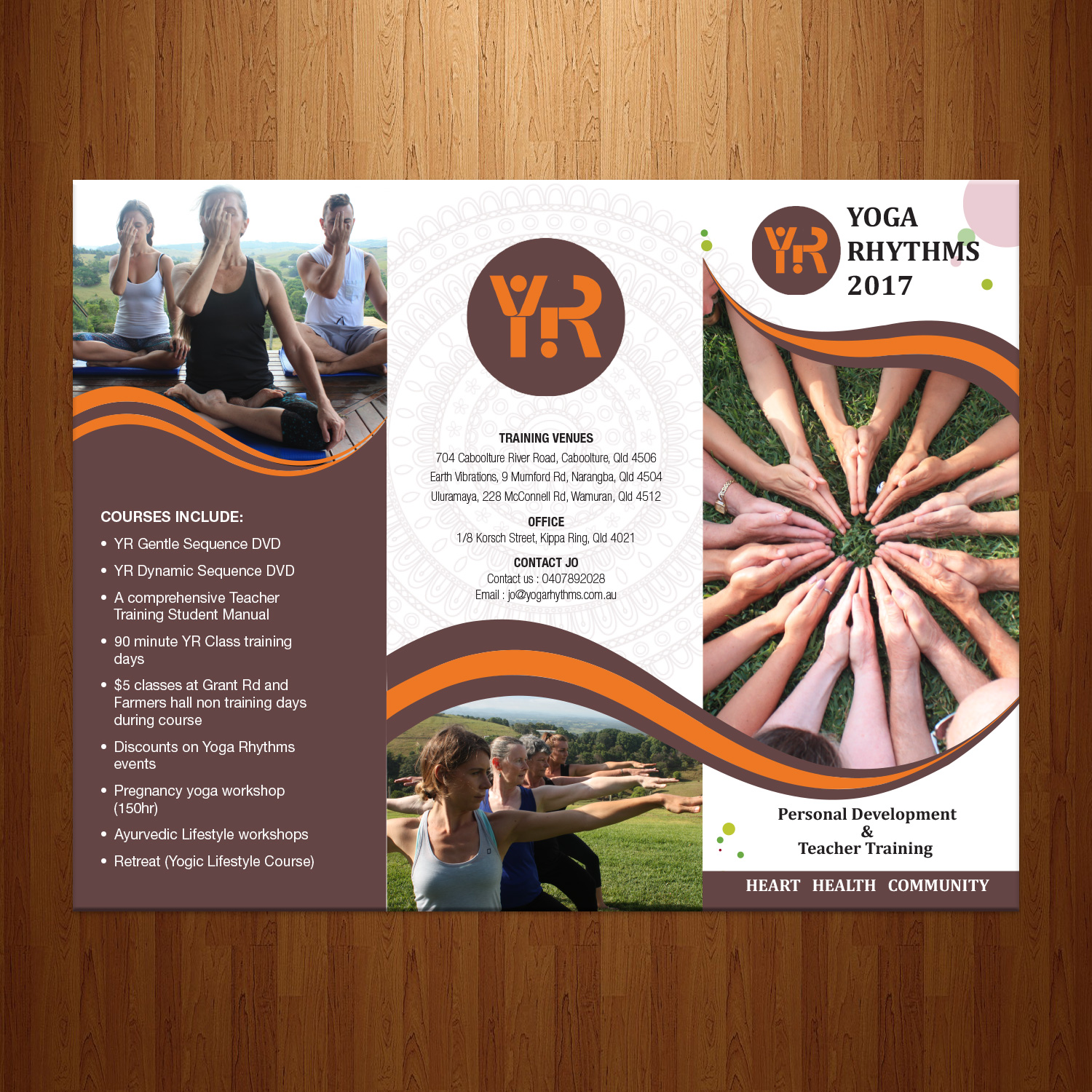 Flyer Design by theblueart for Yoga Rhythms | Design: #15500747