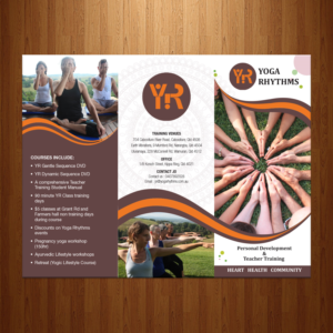 Flyer Design by theblueart for Yoga Rhythms | Design: #15508964