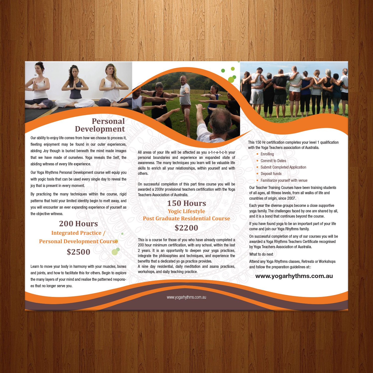 Flyer-Design von theblueart für Yoga Rhythms | Design #15508965