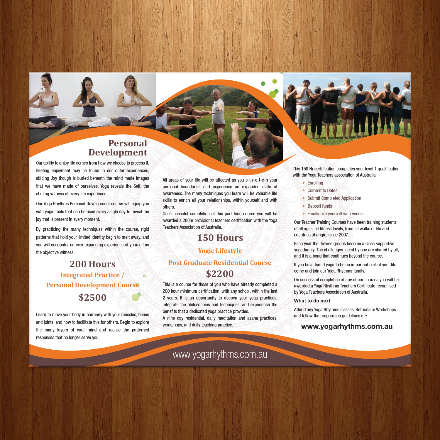 Flyer-Design von theblueart für Yoga Rhythms | Design #15539823