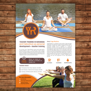 Flyer Design by debdesign for Yoga Rhythms | Design: #15483848