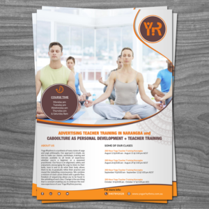 Flyer Design by debdesign for Yoga Rhythms | Design: #15489378