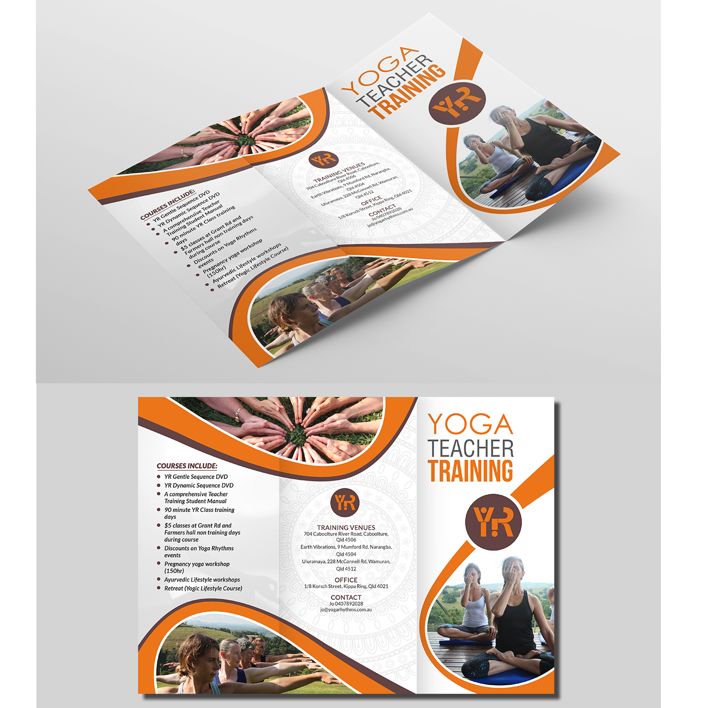 Flyer-Design von creative.bugs für Yoga Rhythms | Design #15480876