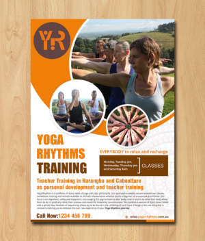 Flyer Design by ecorokerz for Yoga Rhythms | Design: #15479022