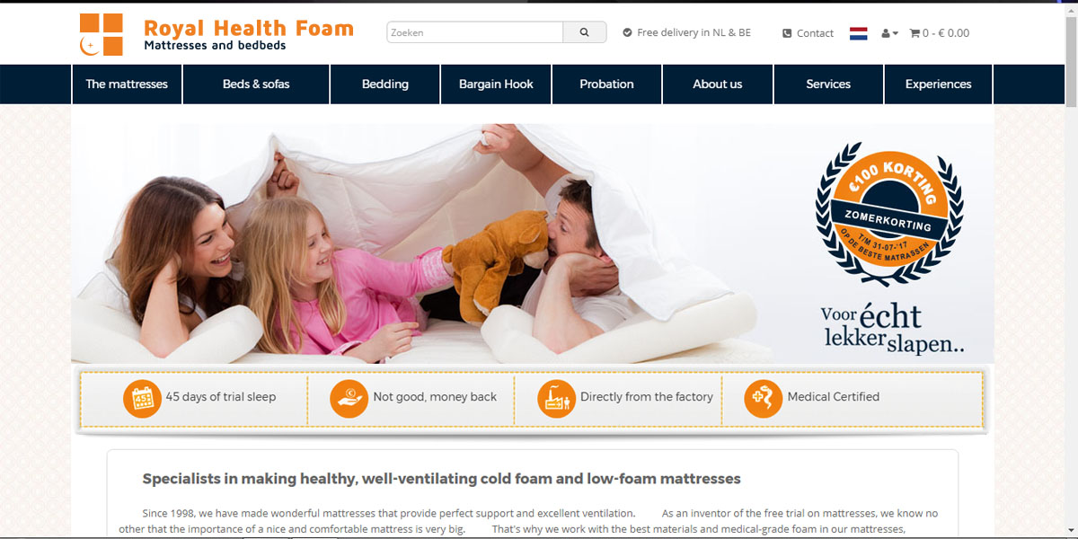 Logo Design by Verified artistry (Design garden) for Royal Health Foam | Design #15536273