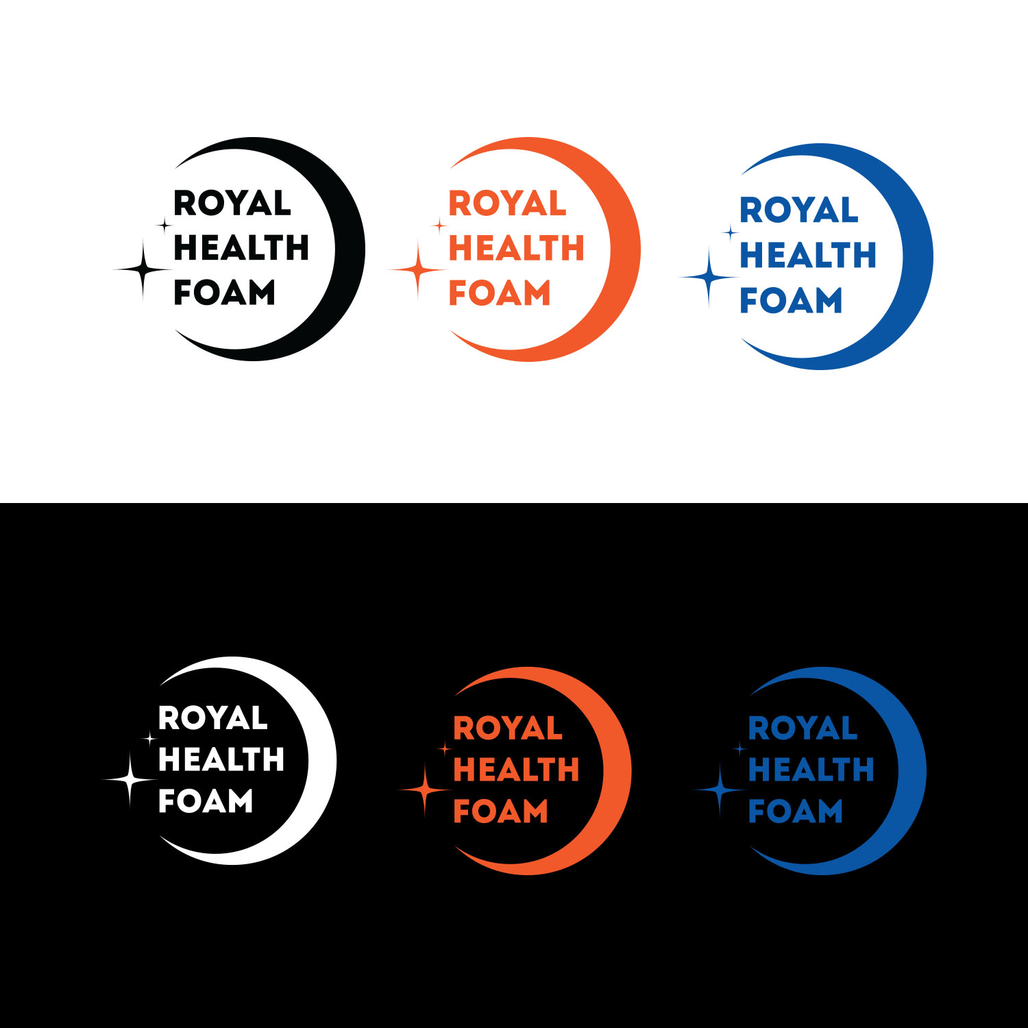 Logo Design by Grafactory for Royal Health Foam | Design #15548553