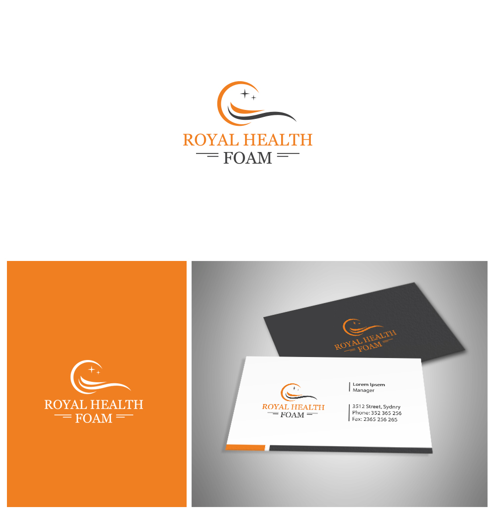 Logo Design by Deziners Zone for Royal Health Foam | Design #15485078
