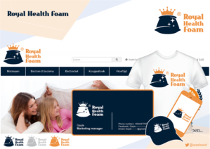 Logo Design by WaelSwid for Royal Health Foam | Design #15556423