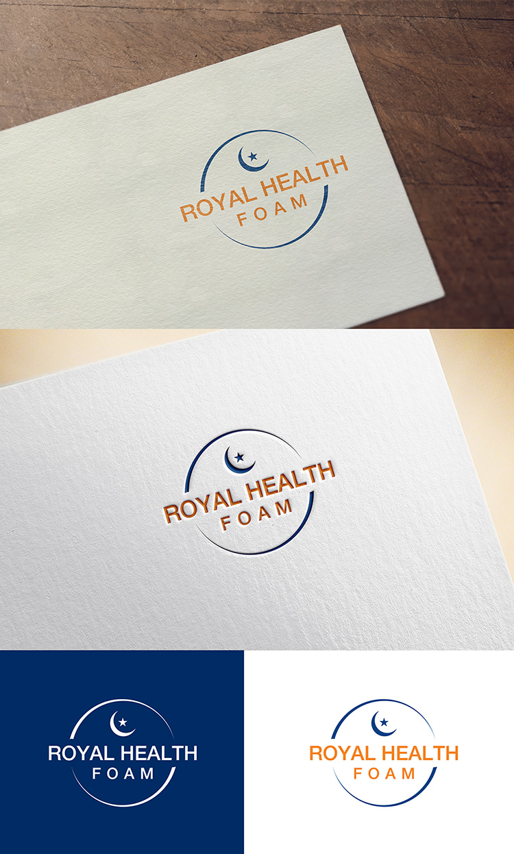 Logo Design by AL-BARAKAH for Royal Health Foam | Design #15490738