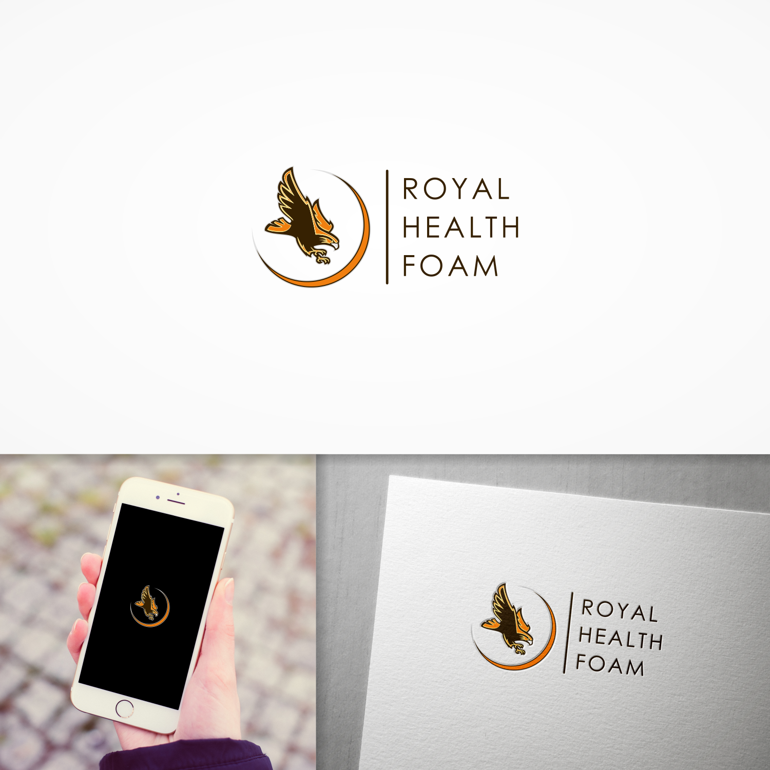 Logo Design by Syarif H for Royal Health Foam | Design #15568756